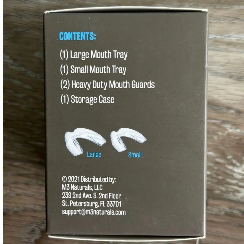 NEW M3 Naturals Heavy Duty Mouth Guard 3 Box’s Teeth Grinding Night Guard Bundle